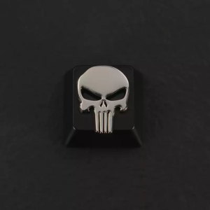 Punisher keycap skull keycap